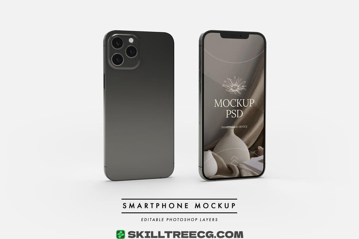 Smartphone showcase mockup（452707）-技能树